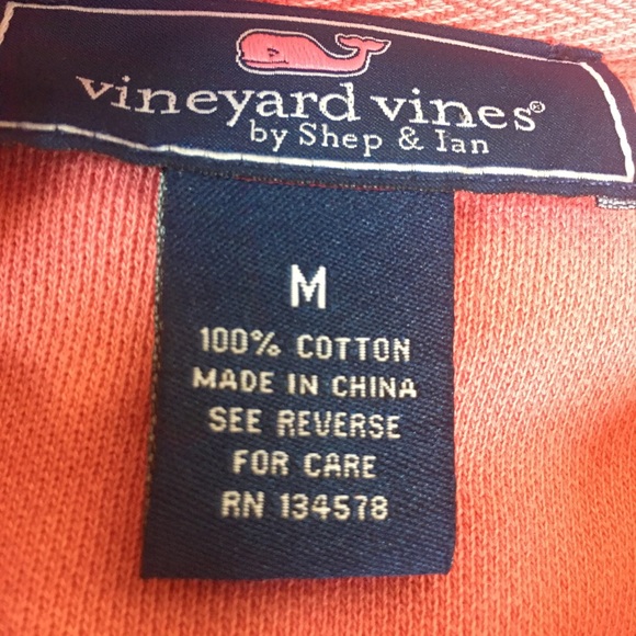 Vineyard vines men quarter zip jacket size medium - Picture 3 of 5